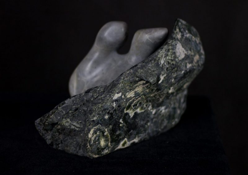 Lovers - Crystallized Limestone on Coquihalla stone