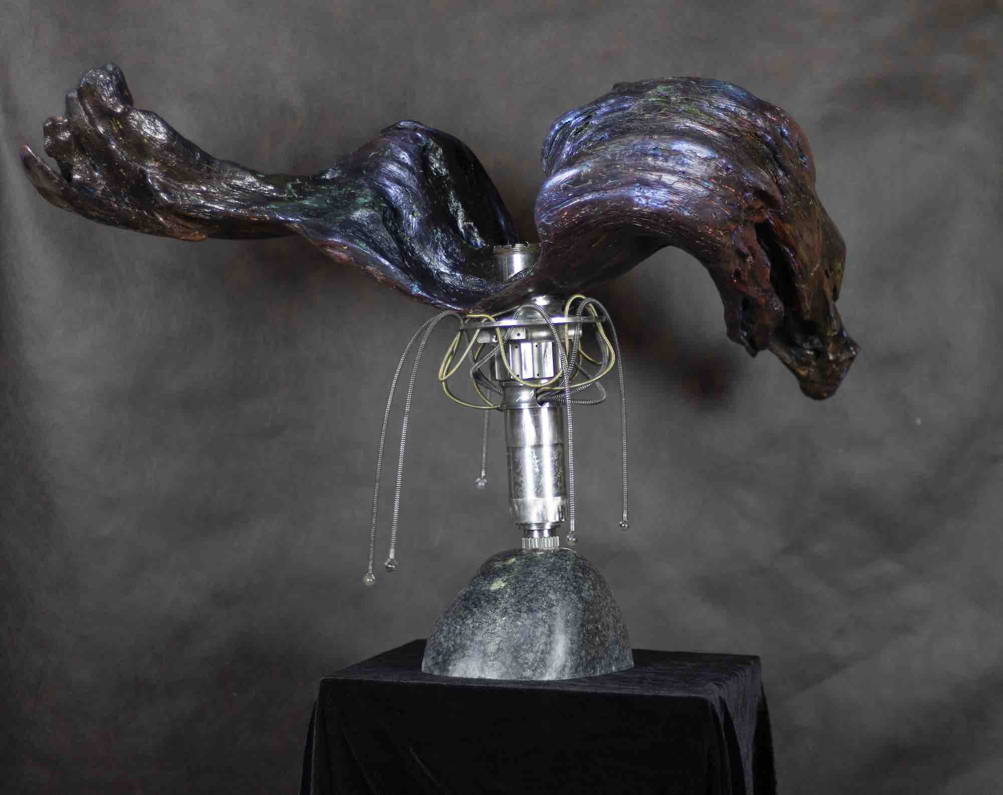 Dreamers Can Fly-Mixed Media Sculpture