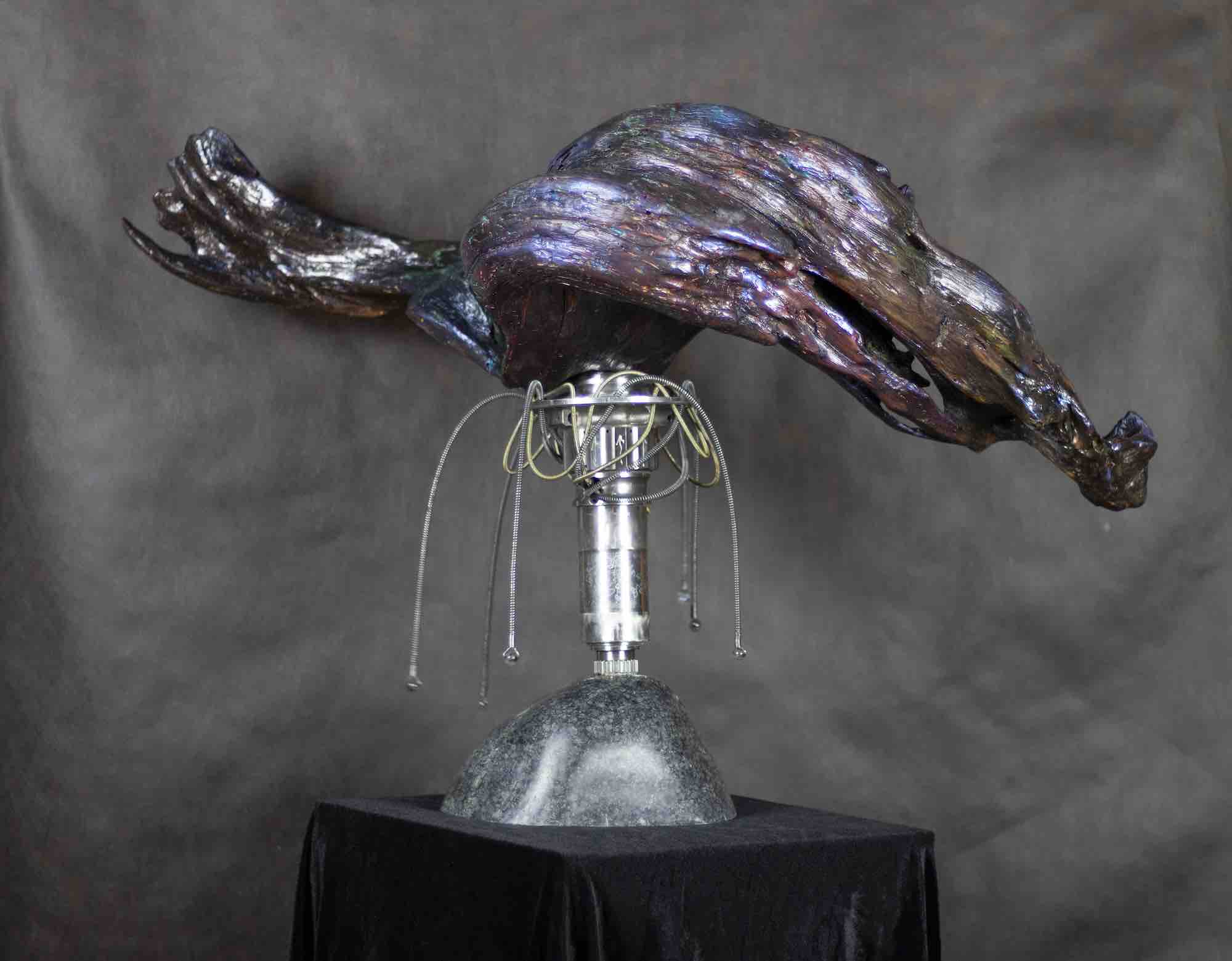 Dreamers Can Fly - Mixed Media Sculpture