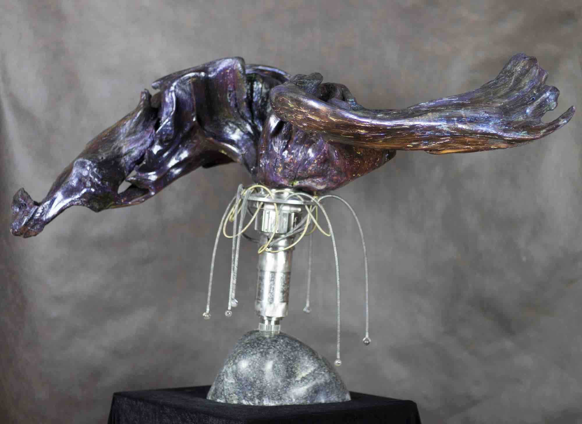 Dreamerss Can Fly - Mixed Media Sculpture